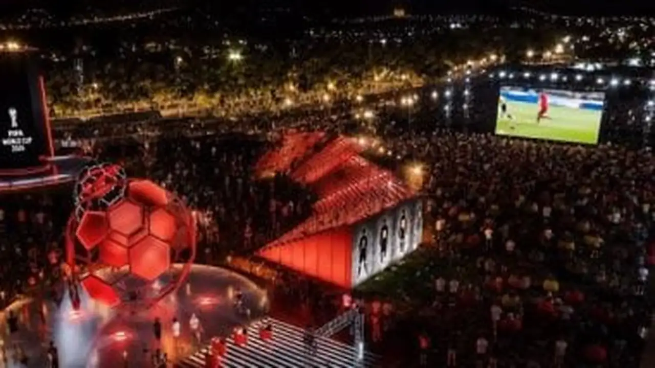 ليلة استثنائية.. مباراتا مصر وبلجيكا بحفل ديسكو في Fan Zone